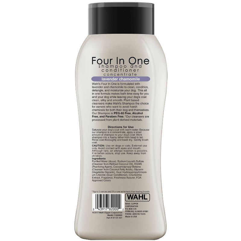 slide 2 of 9, Wahl Four-In-One Fresh Scented Calming Formula Dog Shampoo and Conditioner - 24oz, 24 oz