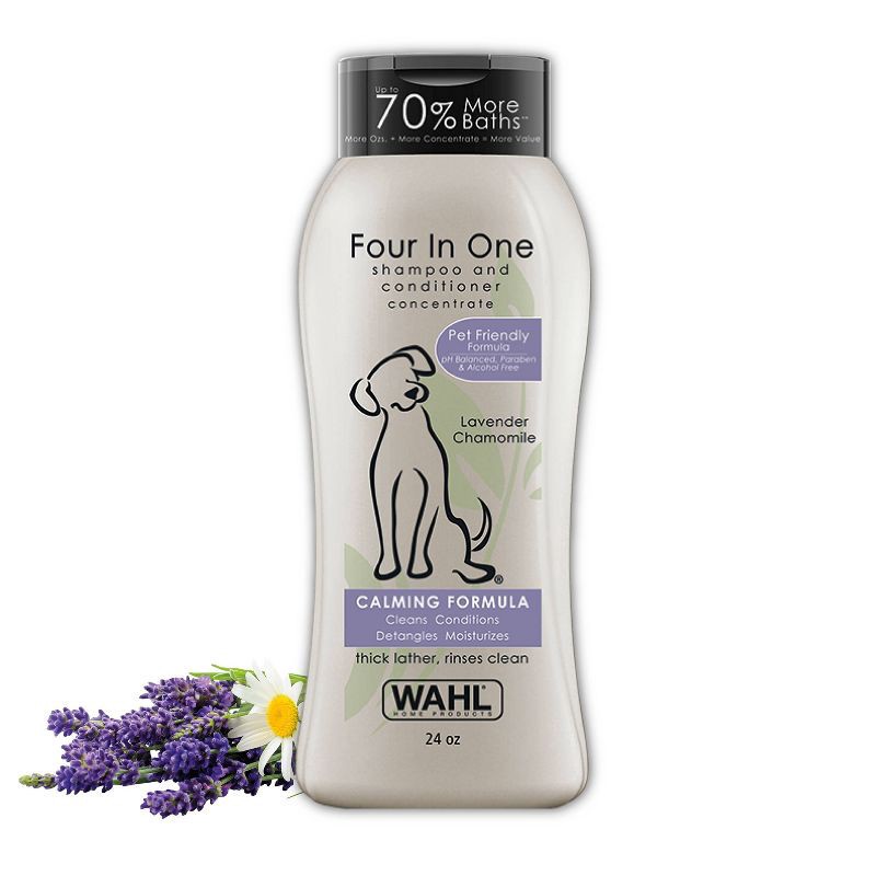 slide 3 of 9, Wahl Four-In-One Fresh Scented Calming Formula Dog Shampoo and Conditioner - 24oz, 24 oz