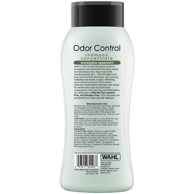 slide 2 of 3, Wahl Odor Control Purifying Formula Eucalyptus Spearmint Fresh Scented Dog Shampoo Concentrate - 24oz, 24 oz