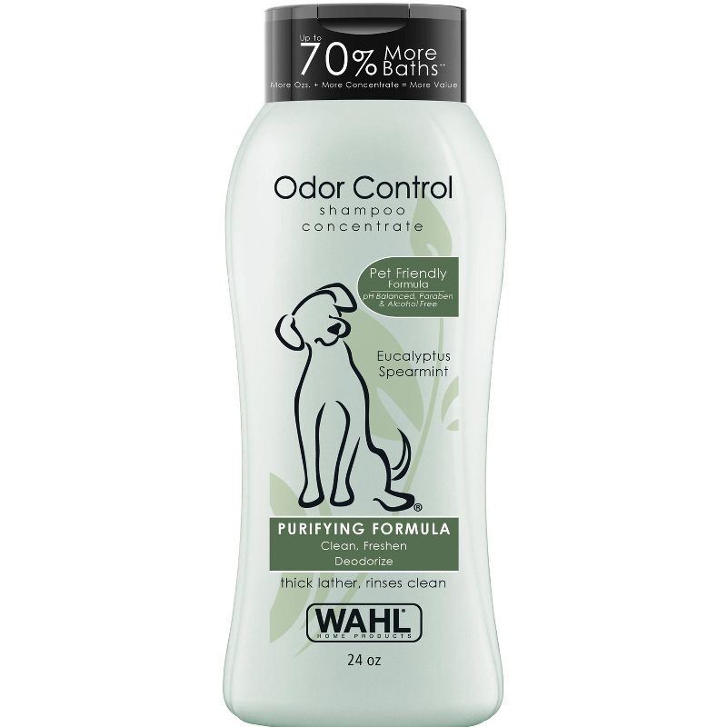 slide 1 of 3, Wahl Odor Control Purifying Formula Eucalyptus Spearmint Pet Shampoo Concentrate - 24 fl oz, 24 fl oz