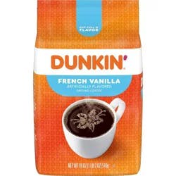 Dunkin' Donuts Dunkin' French Vanilla Flavored Medium Roast Ground Coffee - 18oz