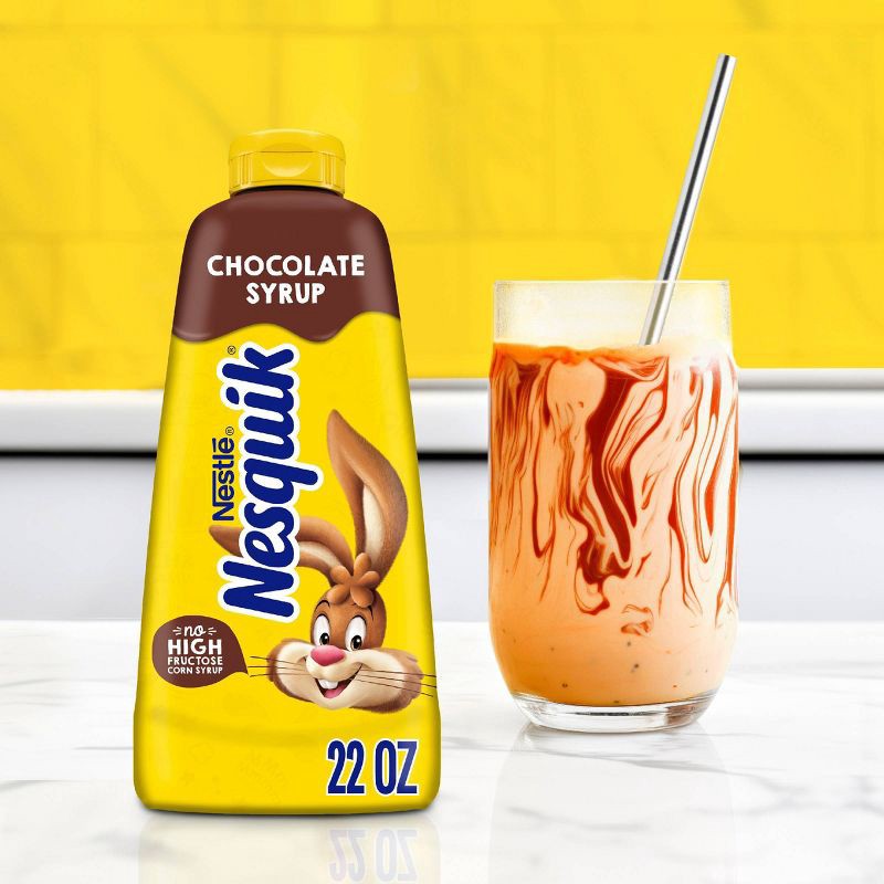 slide 2 of 10, Nestle Nesquik Chocolate Syrup - 22oz, 22 oz
