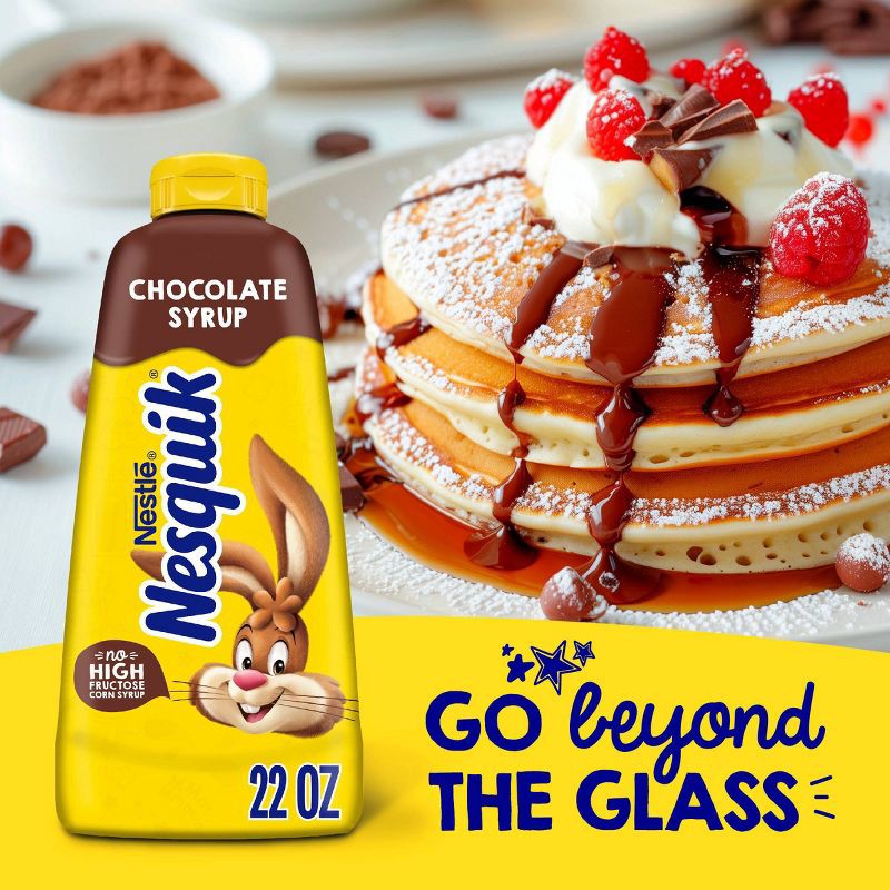 slide 4 of 10, Nestle Nesquik Chocolate Syrup - 22oz, 22 oz