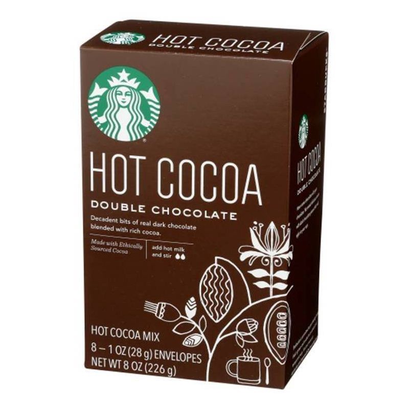 slide 3 of 3, Starbucks Double Chocolate Hot Cocoa Mix - 8ct, 8 ct