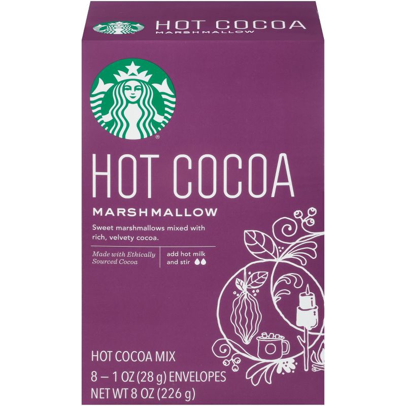 slide 3 of 3, Starbucks Marshmallow Hot Cocoa Mix - 8ct, 8 ct