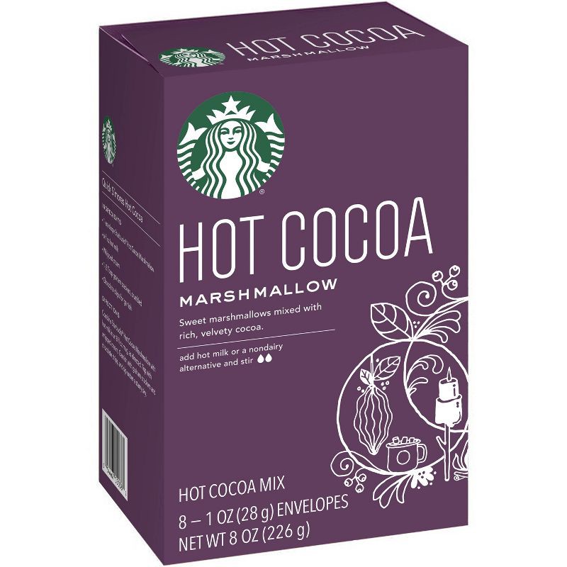 slide 1 of 3, Starbucks Marshmallow Hot Cocoa Mix - 8ct, 8 ct