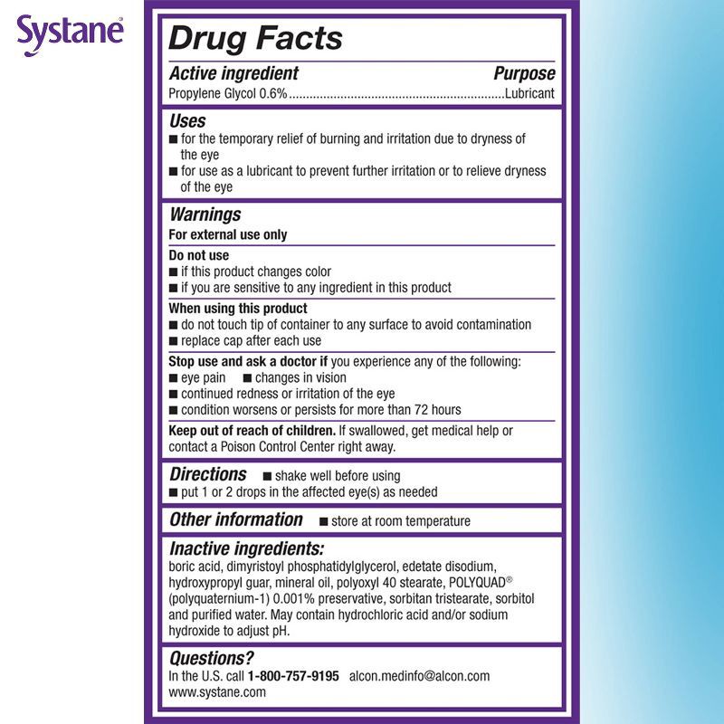 slide 8 of 8, Systane Balance Lubricant Eye Drops Twin Pack - 2ct, 2 ct