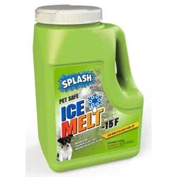 SPLASH 8lbs Pet Safe Ice Melt Jug: Outdoor Calcium & Magnesium Chloride Formula, Safe for Pets