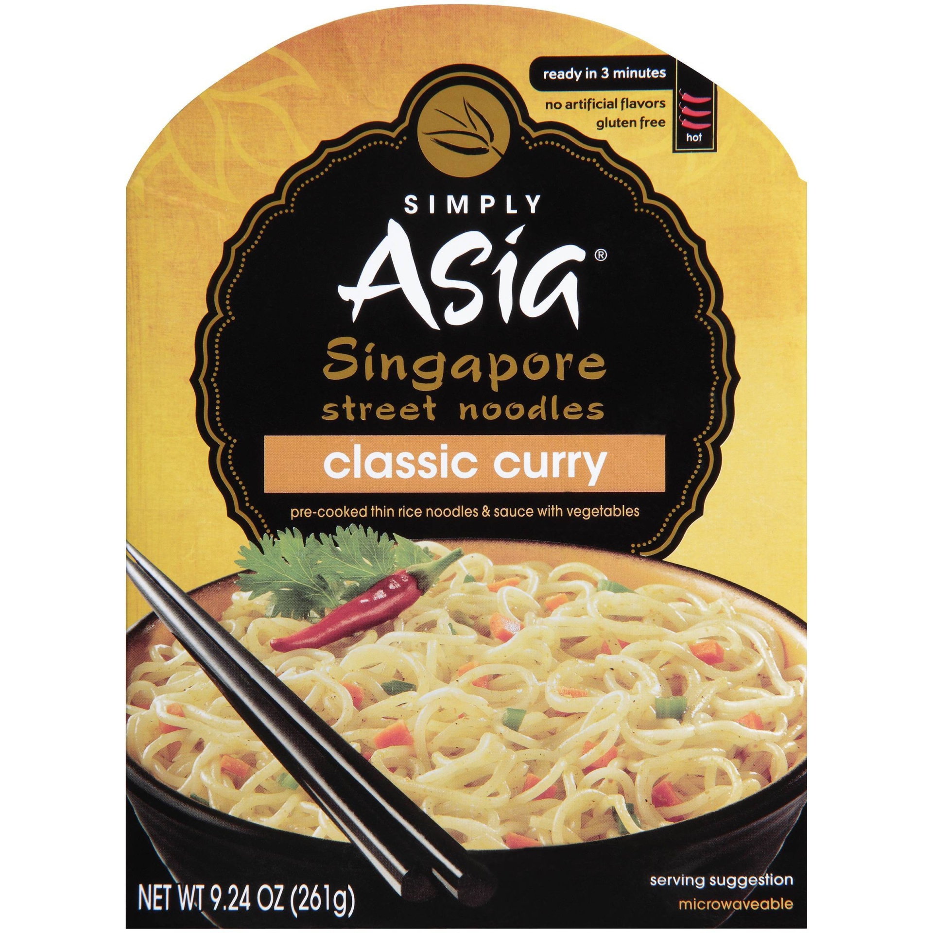 slide 1 of 3, Simply Asia Gluten Free Curry Noodle Bowl, 9.24 oz