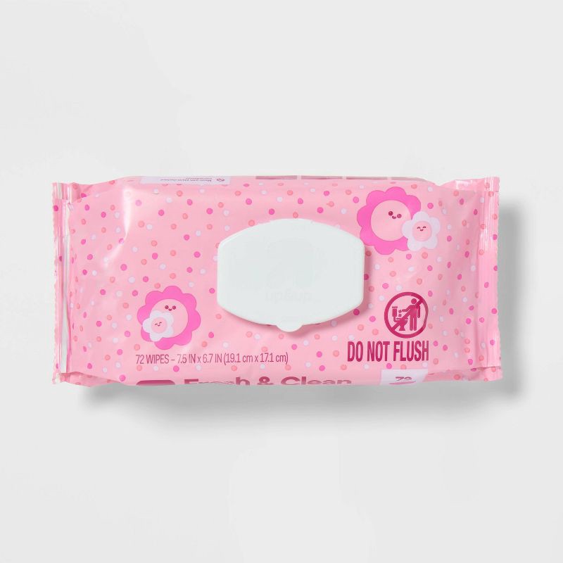 slide 3 of 7, Fresh & Clean Scented Baby Wipes - 3pk/216ct - up&up™, 3 ct, 216 ct
