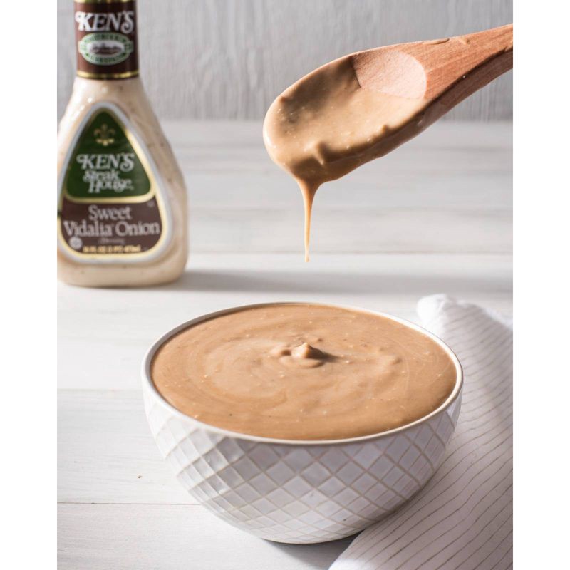 slide 2 of 4, Ken's Steak House Lite Sweet Vidalia Onion Salad Dressing - 16fl oz, 16 fl oz