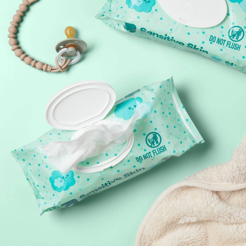 slide 2 of 5, Sensitive Baby Wipes - 192ct - up&up™, 192 ct
