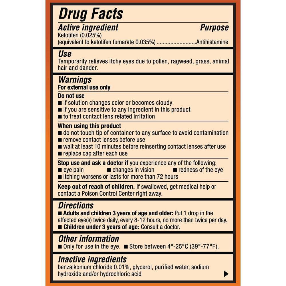 Zaditor Antihistamine Eye Drops for Eye Itch Relief 2 ct; 0.17 fl oz Shipt