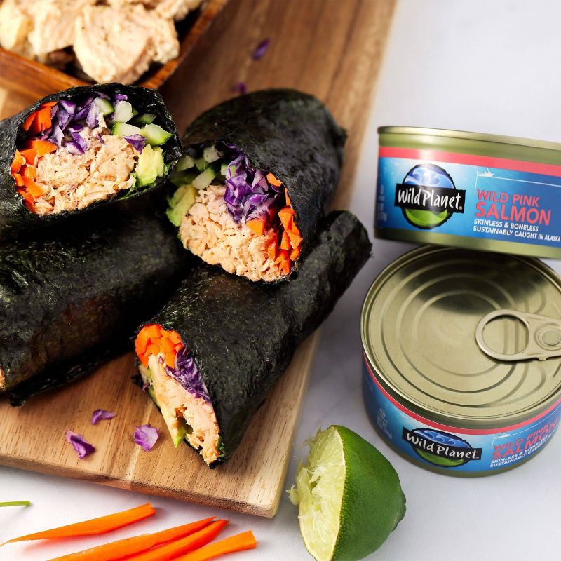 slide 2 of 5, Wild Planet Wild Alaskan Pink Salmon - 6oz, 6 oz