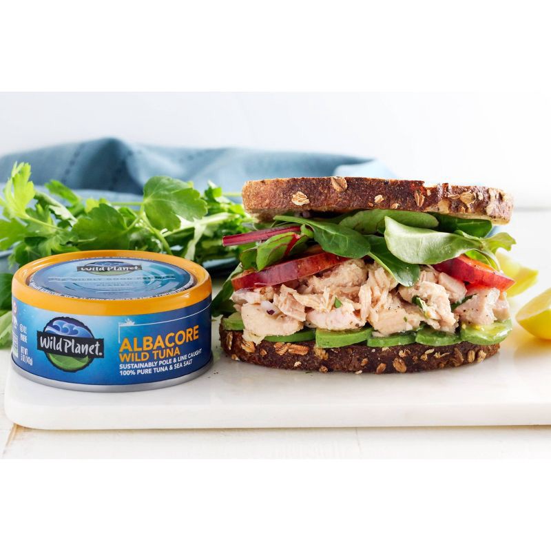 slide 3 of 4, Wild Planet Wild Albacore Tuna - 5oz, 5 oz