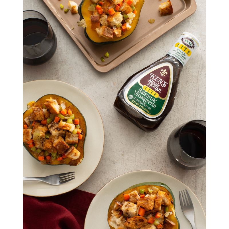 slide 3 of 5, Ken's Steak House Lite Balsamic Vinaigrette Dressing - 16fl oz, 16 fl oz