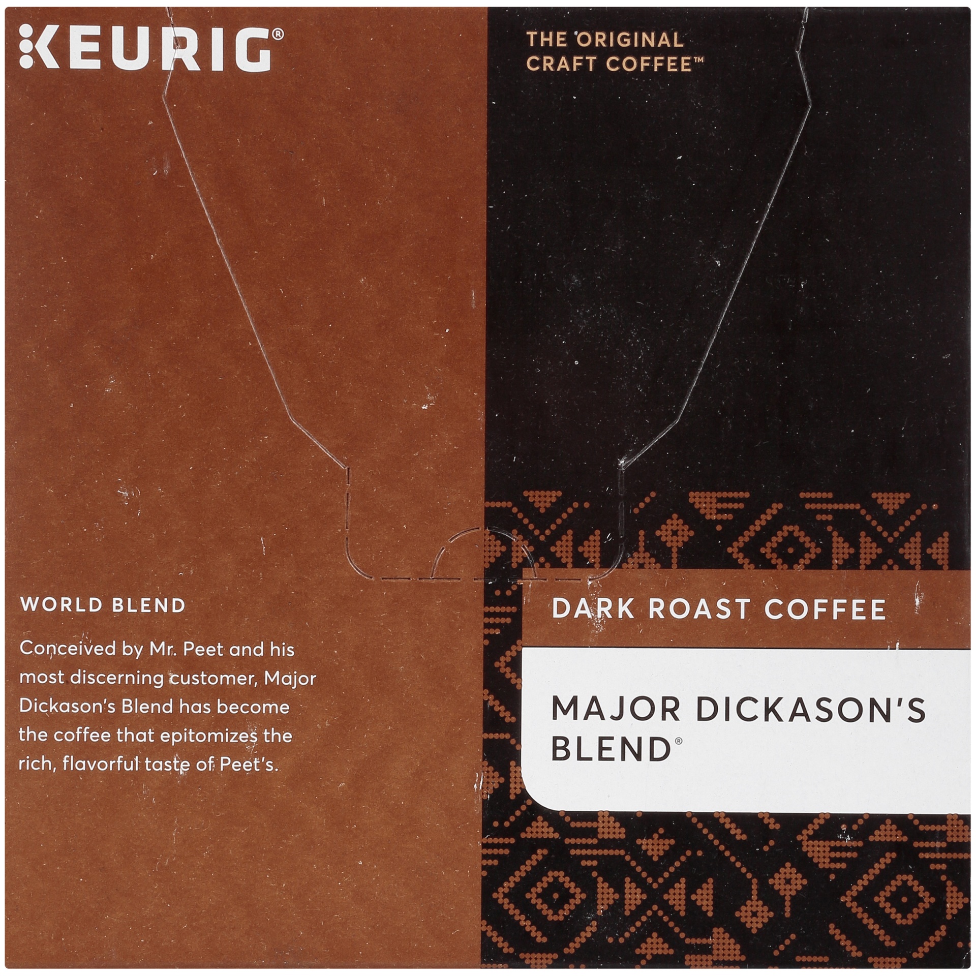 slide 7 of 7, Peet's Coffee Major Dickason's Blend Dark Roast Coffee K-Cup Pods, 16 ct