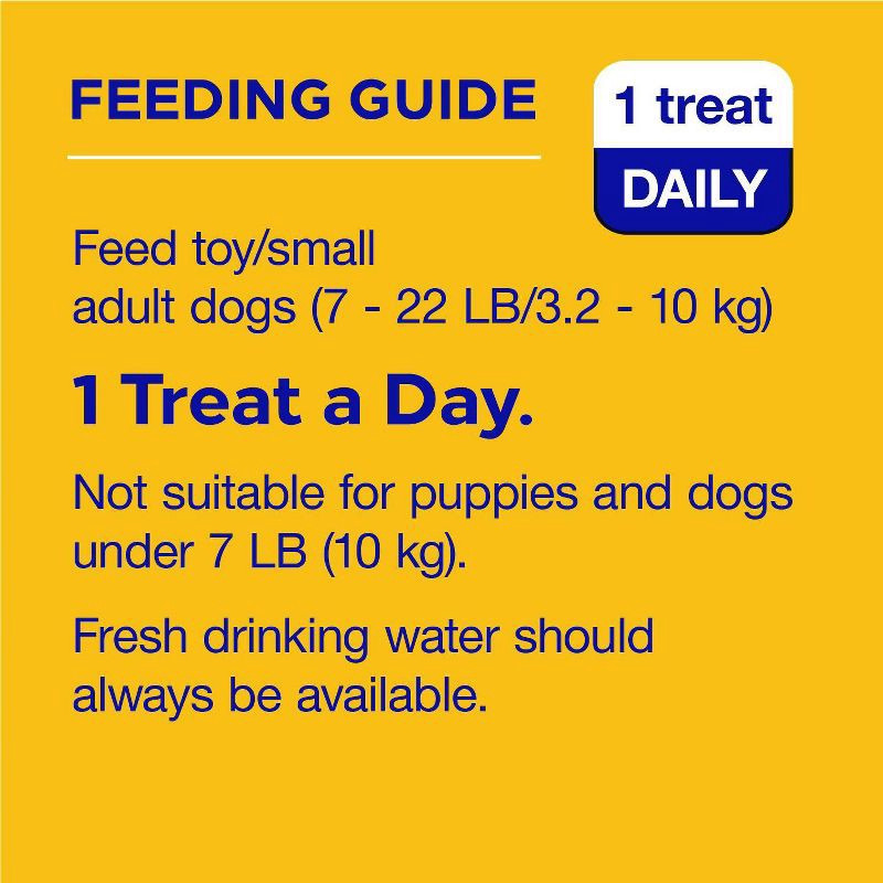 slide 5 of 9, Pedigree Dentastix Mint and Spearmint flavor Dental and Hard Chewy Dog Treats for Small Dog - 21ct, 21 ct