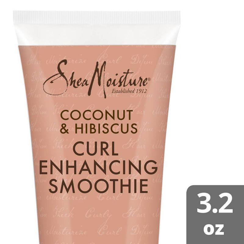 slide 1 of 7, SheaMoisture Coconut and Hibiscus Curl Enhancing Smoothie For Thick Curly Hair - 3.2oz, 3.2 oz