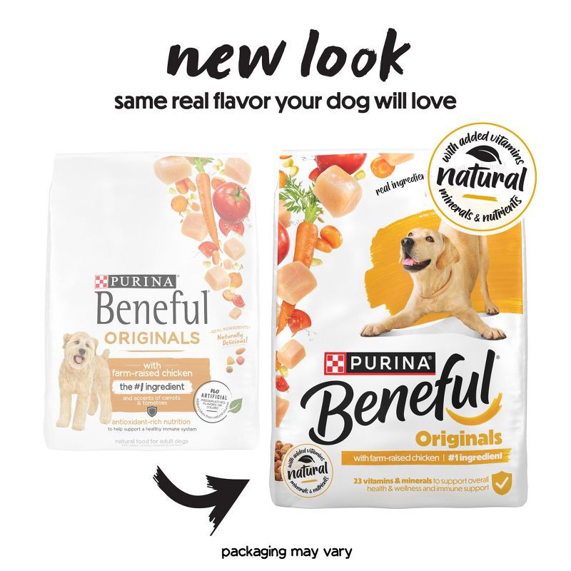 slide 3 of 11, Purina Beneful Originals with Real Chicken Adult Dry Dog Food - 14lbs, 14 lb