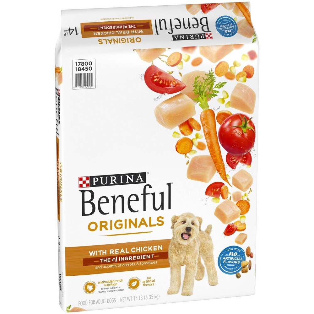 slide 4 of 5, Purina Beneful Originals with Real Chicken Adult Dry Dog Food - 14lbs, 14 lb