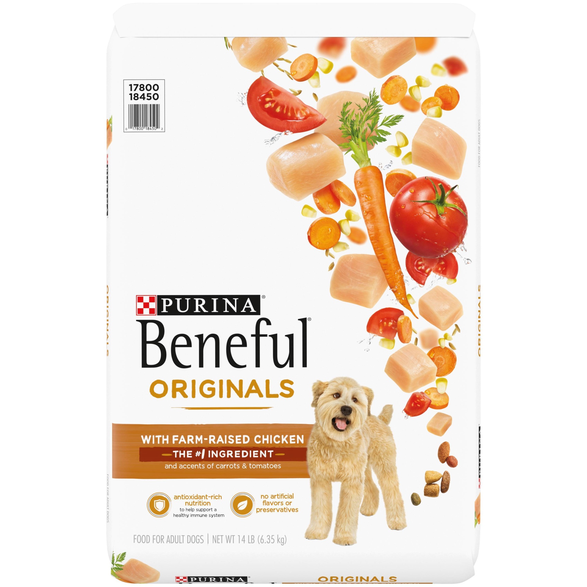 slide 1 of 5, Purina Beneful Originals with Real Chicken Adult Dry Dog Food - 14lbs, 14 lb