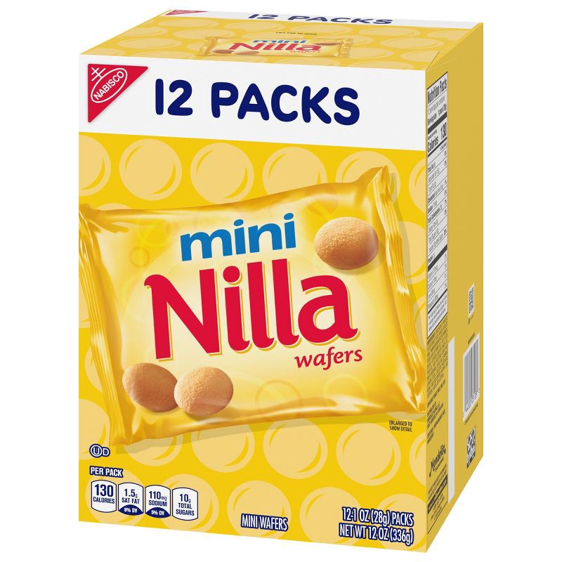 slide 6 of 6, Mini Nilla Wafers Cookies - Munch Pack - 12oz/12ct, 12 ct; 12 oz