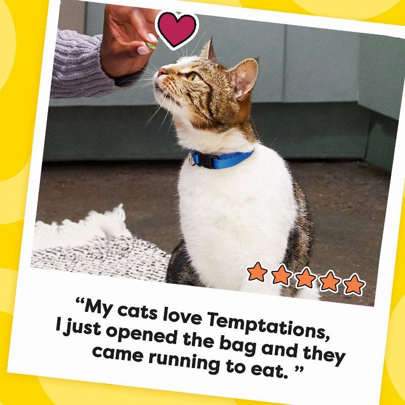 slide 6 of 10, Temptations Classic Seafood Medley Flavor Crunchy Cat Treats - 6.3oz, 6.3 oz