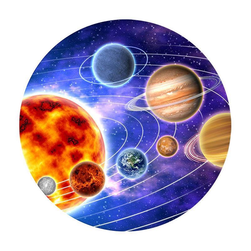 slide 2 of 4, Projectables LED Plug-In Night Light (Solar System), 1 ct