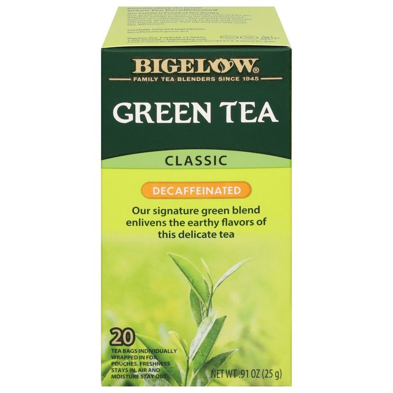 slide 11 of 11, Bigelow Classic Green Tea Bags Decaffeinated - 20ct, 20 ct