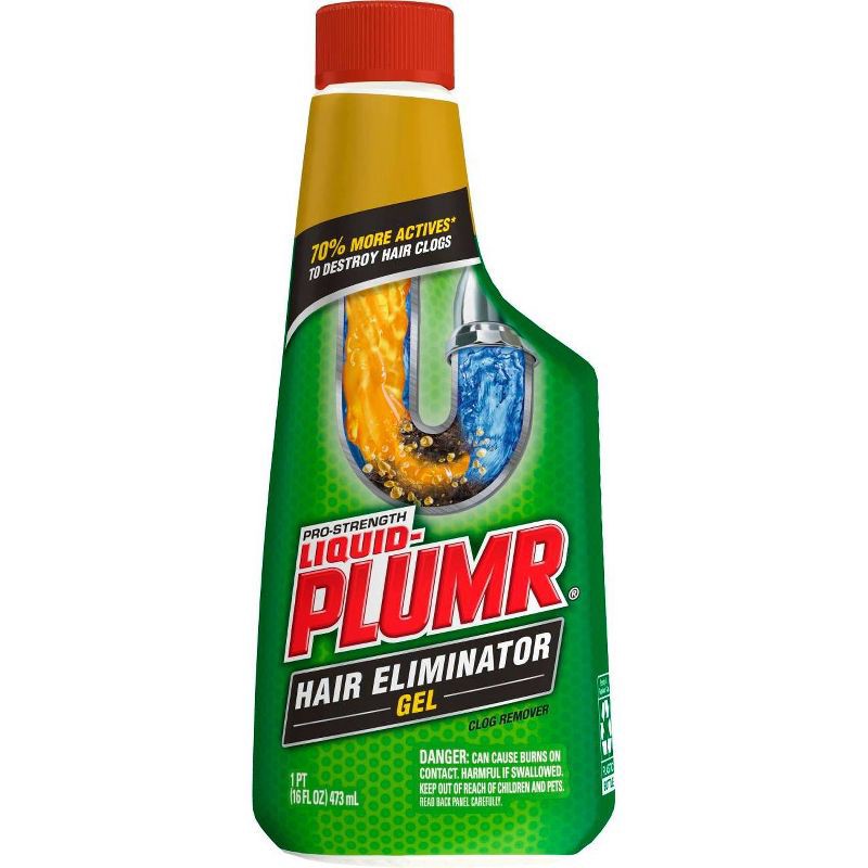 slide 2 of 5, Liquid-Plumr Pro-Strength Clog Remover Hair Clog Eliminator - 16 fl oz, 16 fl oz