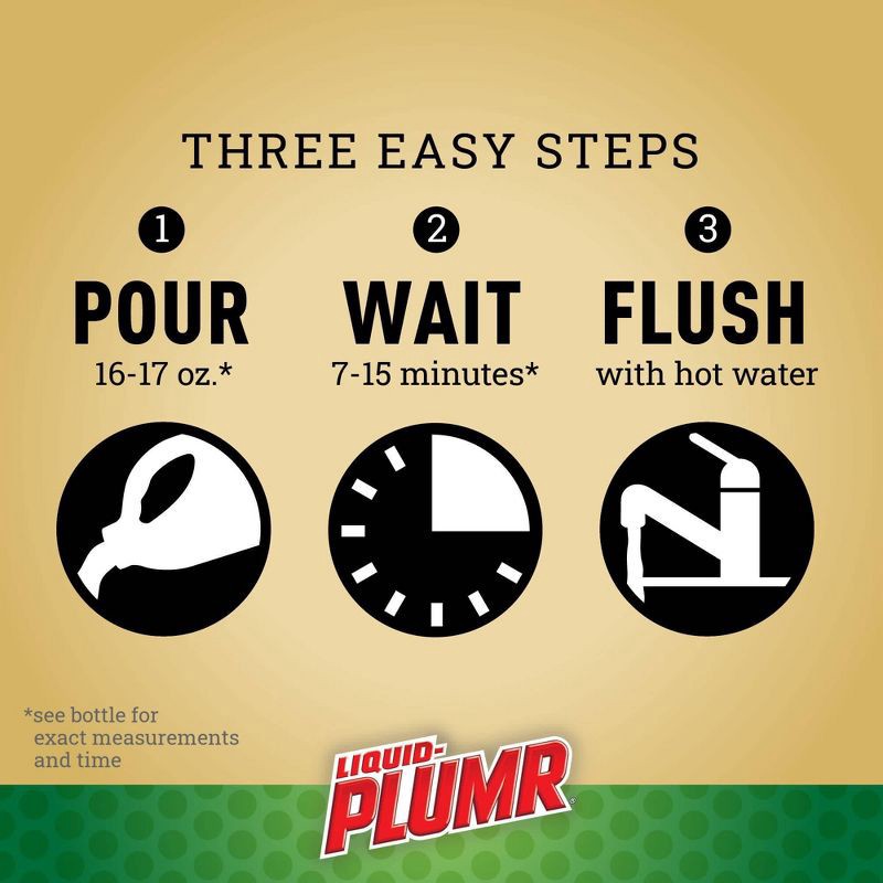 slide 5 of 10, Liquid-Plumr Pro-Strength Unscented Clog Remover & Hair Eliminator Gel - 16 fl oz: Plastic Bottle Drain Cleaner, 16 fl oz