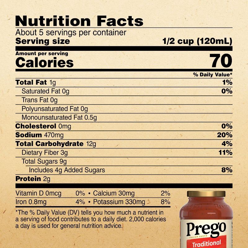 slide 5 of 10, Prego Pasta Sauce Traditional Italian Tomato Sauce 24oz, 24 oz