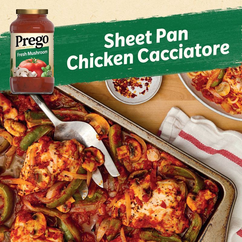 slide 2 of 10, Prego Pasta Sauce Italian Tomato Sauce with Fresh Mushroom - 24oz, 24 oz