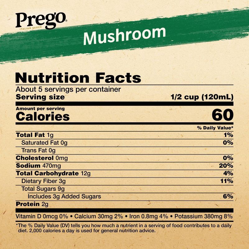 slide 9 of 10, Prego Pasta Sauce Italian Tomato Sauce with Fresh Mushroom - 24oz, 24 oz