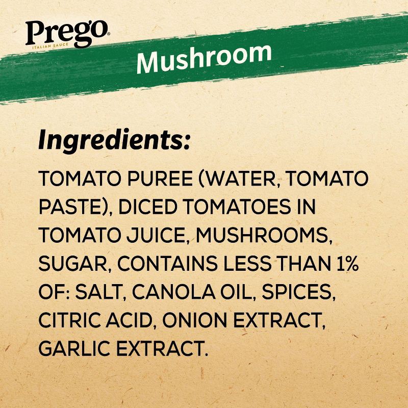 slide 7 of 10, Prego Pasta Sauce Italian Tomato Sauce with Fresh Mushroom - 24oz, 24 oz