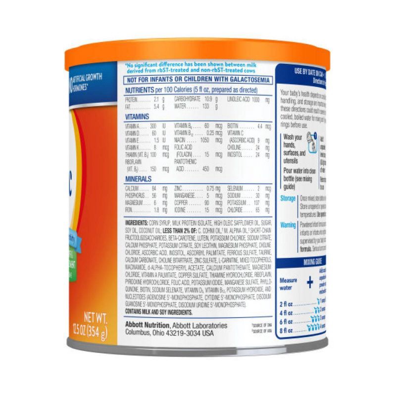 slide 2 of 10, Similac Sensitive For Fussiness and Gas Powder Infant Formula - 12.5oz, 12.5 oz