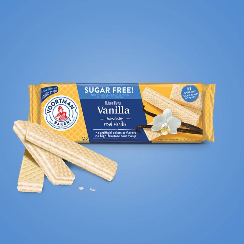 slide 4 of 18, Voortman Sugar Free Vanilla Wafers - 9oz, 9 oz