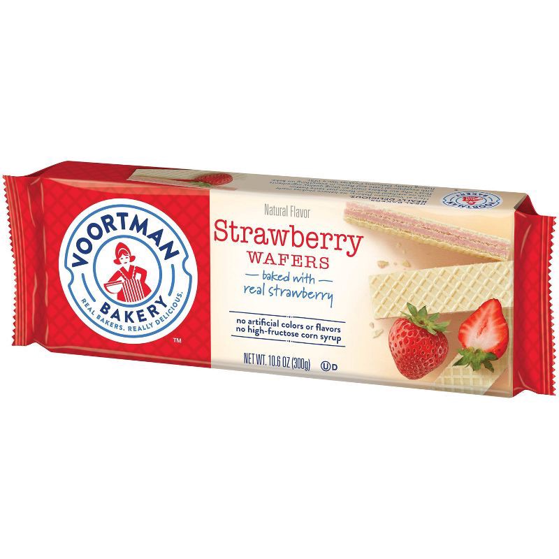 slide 12 of 16, Voortman Strawberry Wafers - 10.6oz, 10.6 oz