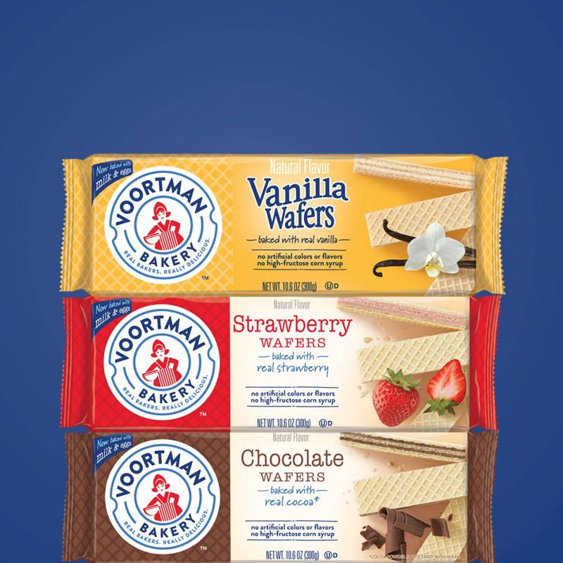 slide 6 of 16, Voortman Strawberry Wafers - 10.6oz, 10.6 oz
