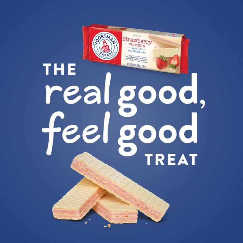 slide 7 of 16, Voortman Strawberry Wafers - 10.6oz, 10.6 oz