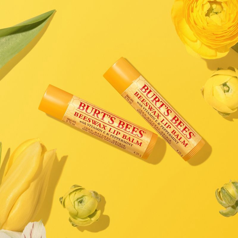 slide 7 of 10, Burt's Bees Beeswax Lip Balm - 2ct/0.15oz, 2 ct; 0.15 oz