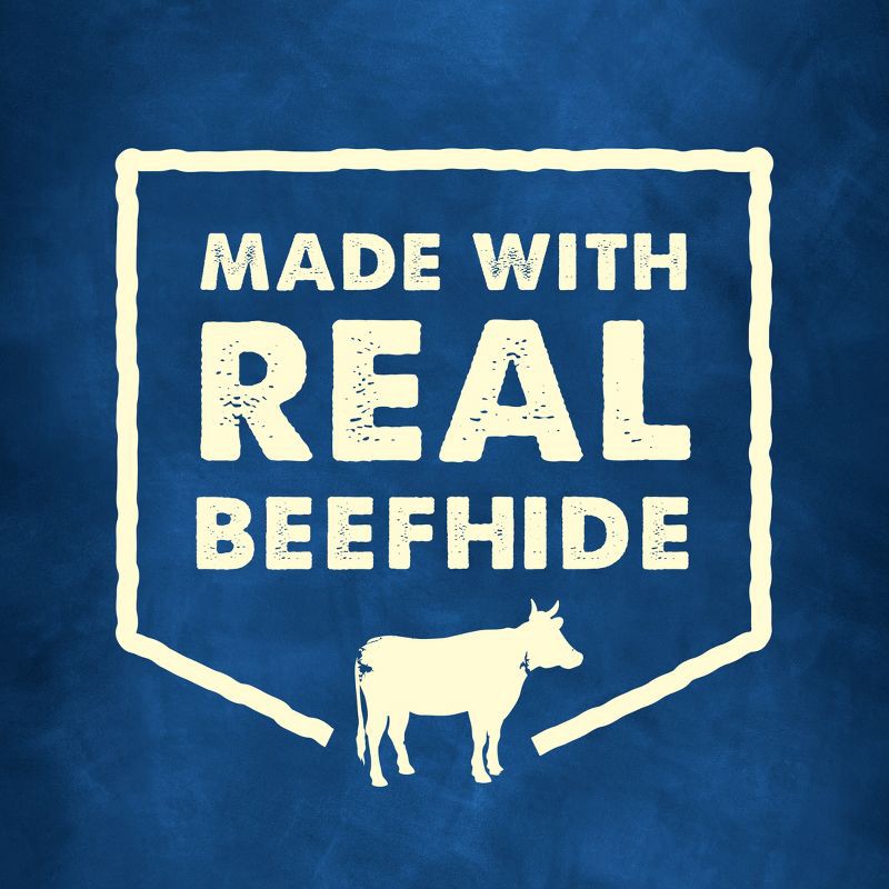 slide 5 of 12, Purina Busy Rawhide Chewy Beef Flavored Bones Rollhide Dog Treats Pouch - S/M - 9ct, 9 ct