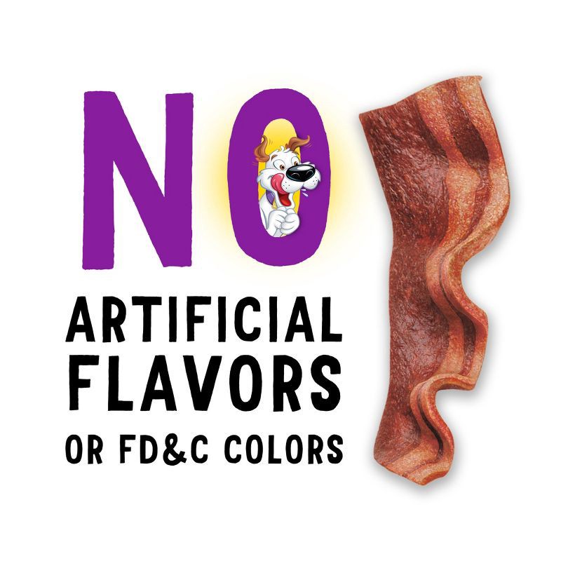 slide 5 of 10, Purina Beggin' Strips Original Bacon and Pork Flavor Chewy Training Dog Treats - 6oz, 6 oz