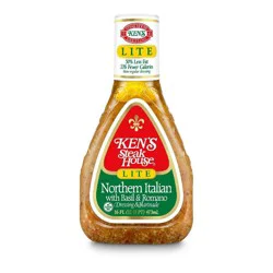 Ken's Steak House Lite Northern Italian with Basil and Romano Salad Dressing - 16fl oz