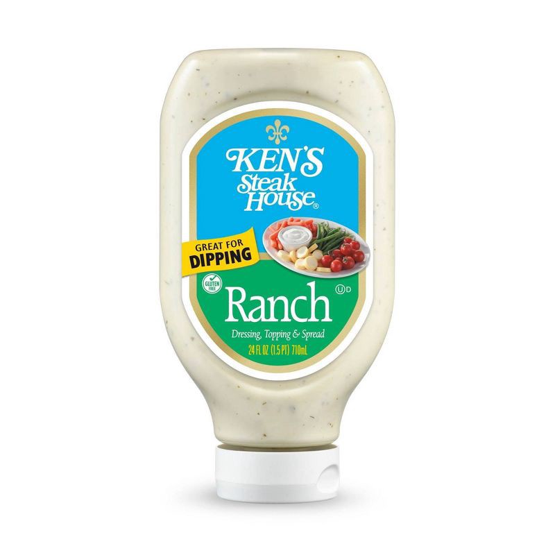 slide 1 of 3, Ken's Steak House Ranch Salad Dressing - 24fl oz, 24 fl oz