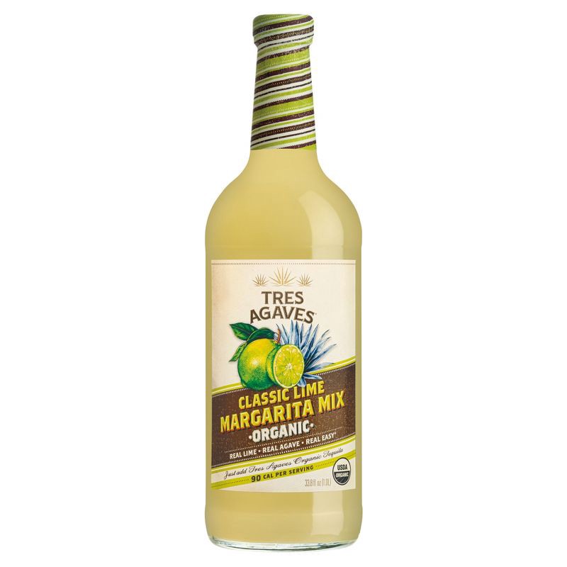 slide 1 of 8, Tres Agaves Organic Margarita Mix - 1L Bottle, 1 liter
