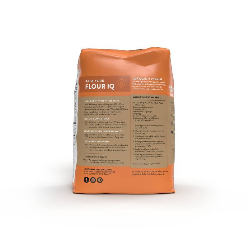 slide 5 of 9, King Arthur Flour Golden Whole Wheat - 5lbs, 5 lb