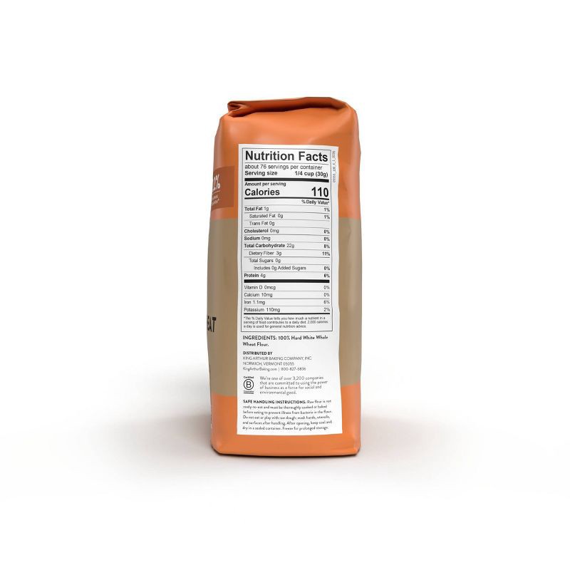 slide 7 of 9, King Arthur Flour Golden Whole Wheat - 5lbs, 5 lb