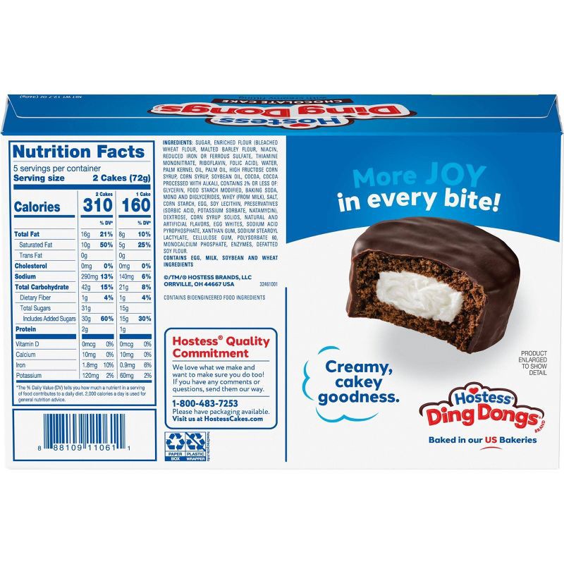 slide 2 of 6, Hostess Ding Dongs - 10ct/12.7oz, 10 ct; 12.7 oz